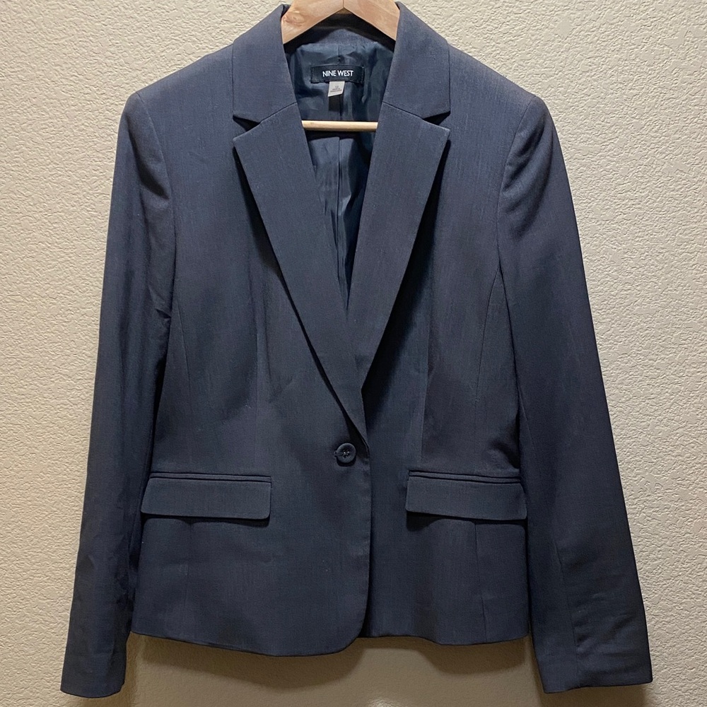 Nine West Women's Charcoal Blazer